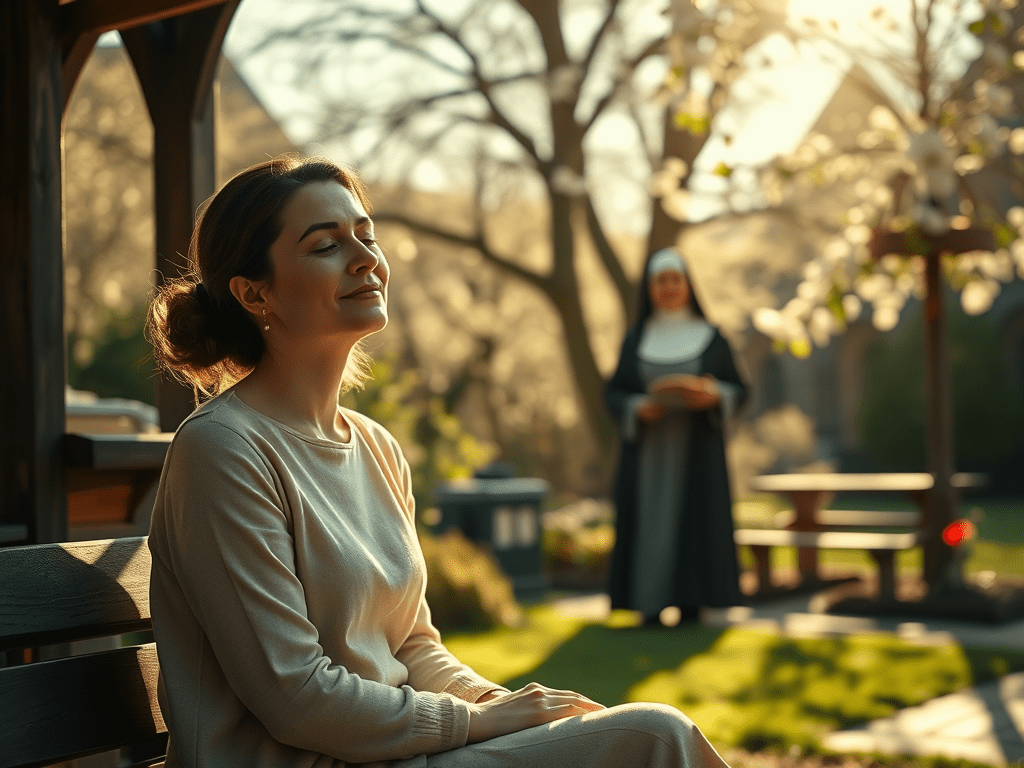 APPELTAART IN DE KLOOSTERTUIN: EEN MOMENT VAN&nbsp;RUST