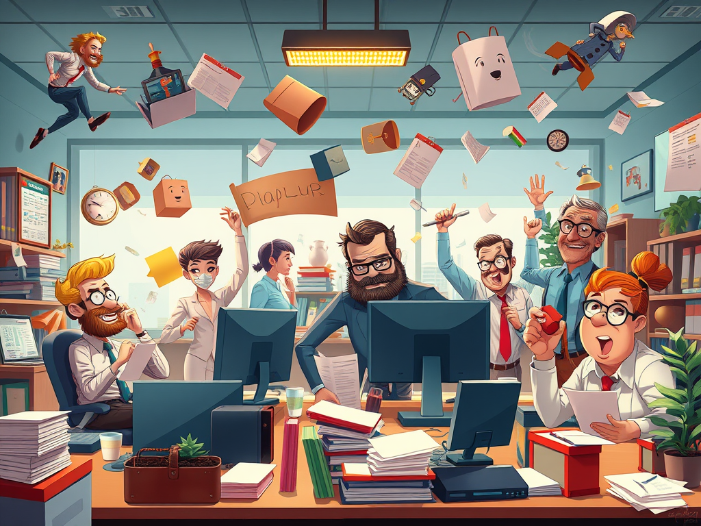 DE VASTE TYPETJES OP KANTOOR